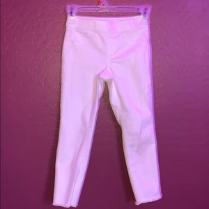 white denim jegging jeans